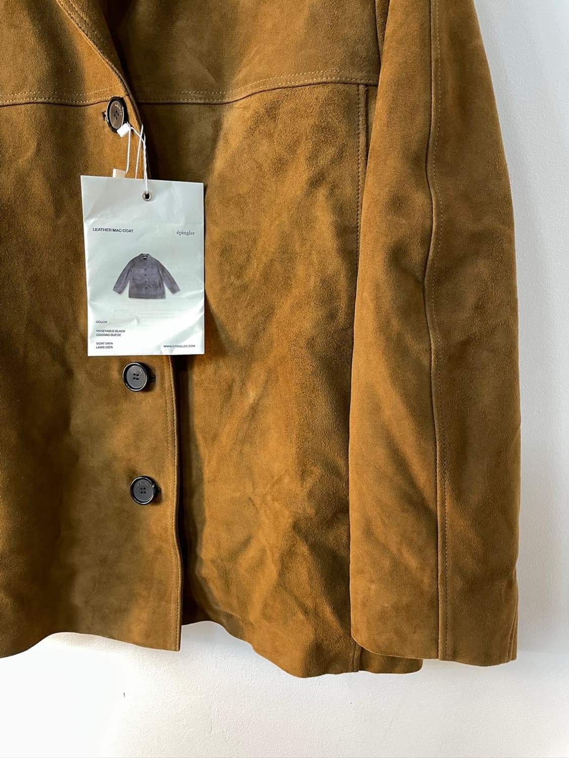 에핑글러 고트스킨 레더 맥 코트  상품이미지4