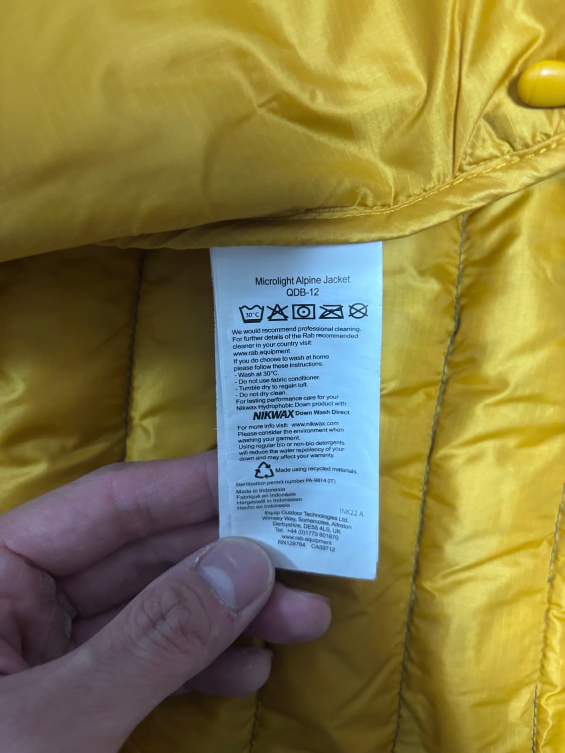 Rab 경량패딩 상품이미지3