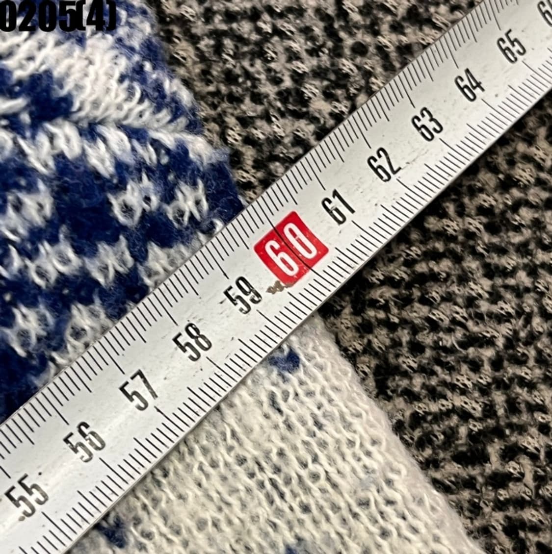 [실측확인] 노르딕 사슴 눈꽃 패턴 집업 니트 가디건 0205(4) 상품이미지4