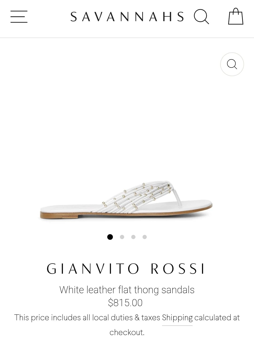 Gianvito Rossi 화이트 플랫 샌들 38 상품이미지6