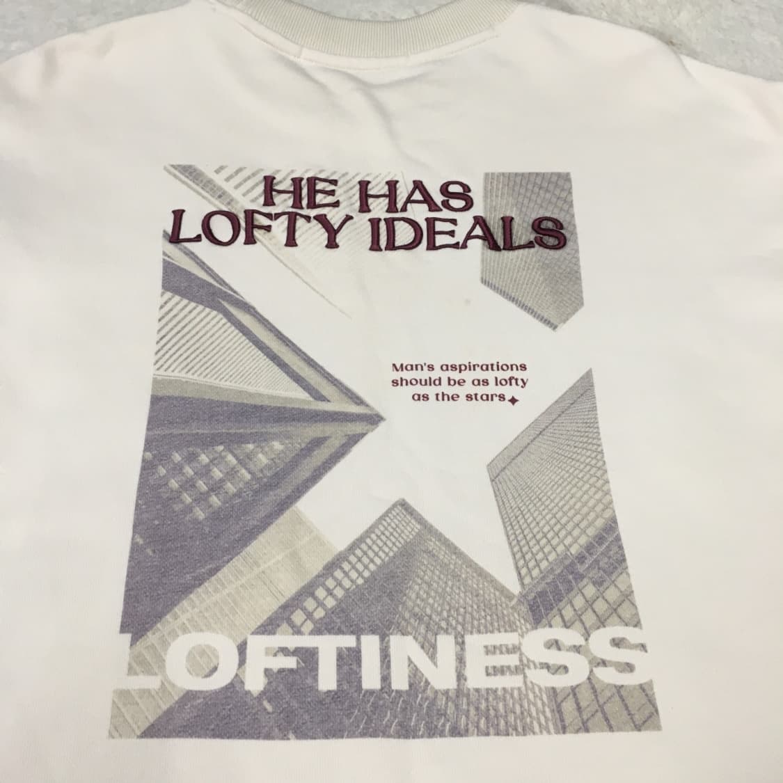 지오송지오 백로고 맨투맨 DD16 상품이미지4