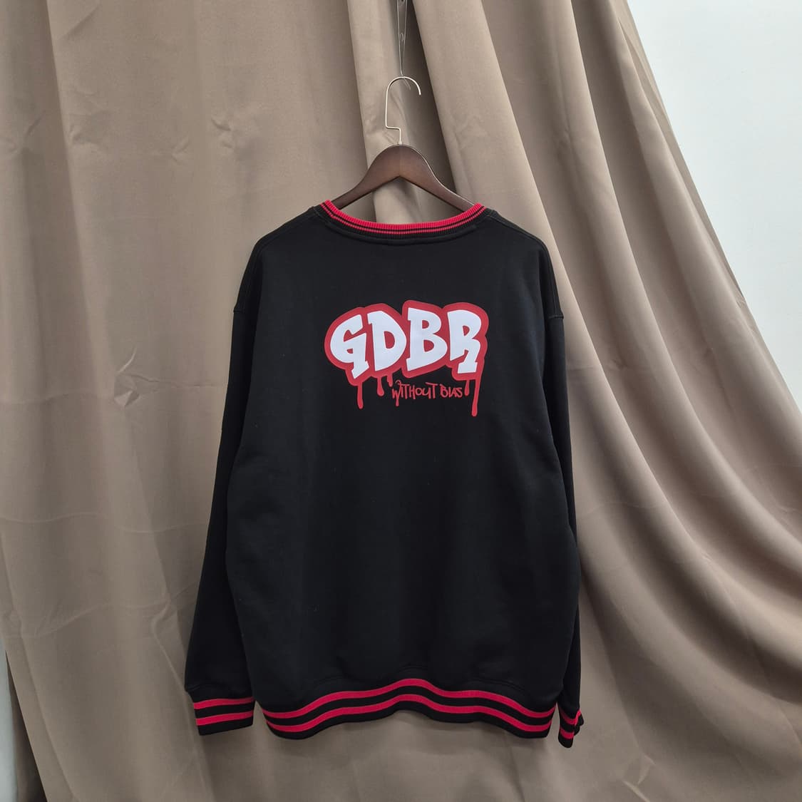 골든베어 스트라이프 리브 밴디드 맨투맨 상품이미지5