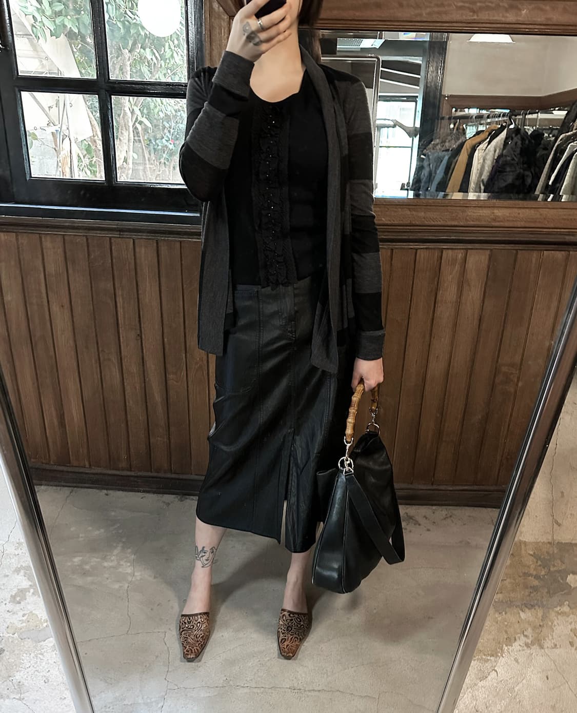 THEORY stripe wool cardigan 상품이미지3