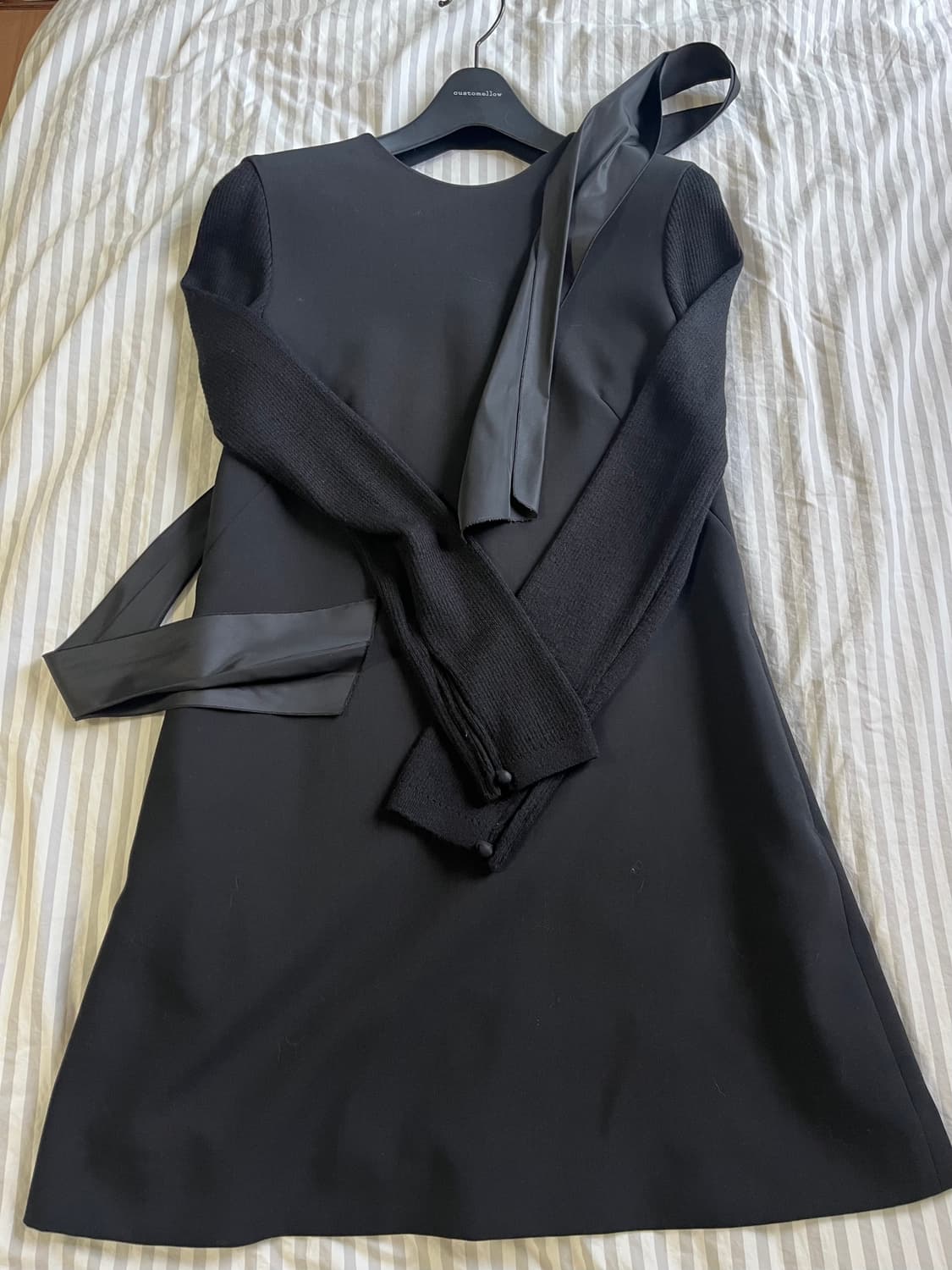 Lucky chouette Black mini dress(36) 상품이미지1