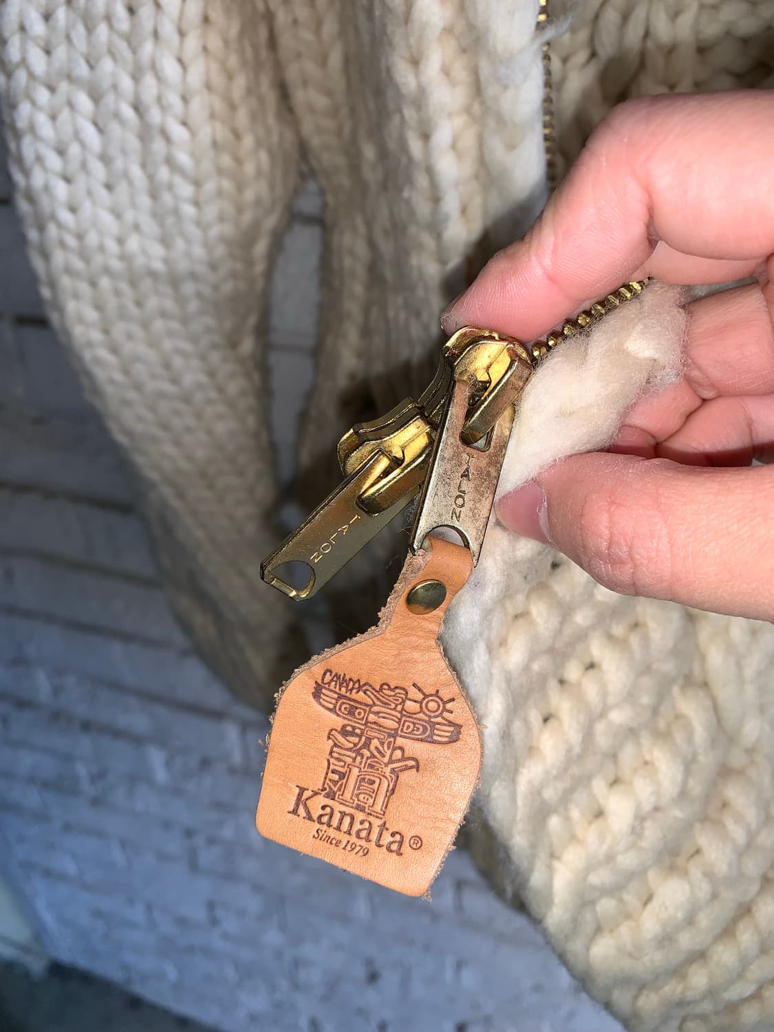 빈티지 카나타 코위찬 가디건 S  상품이미지4