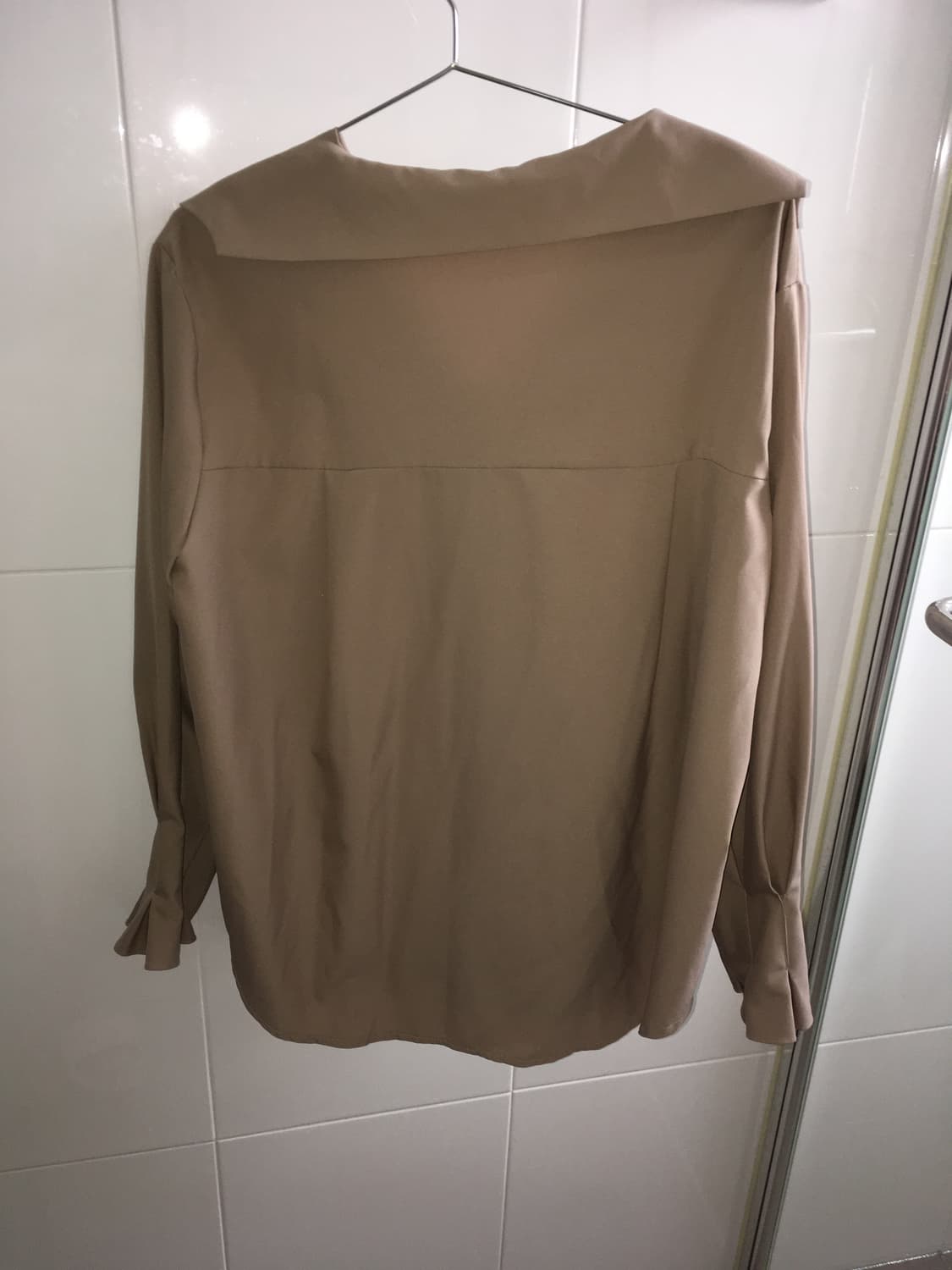 브라운 셔츠 블라우스 상품이미지2