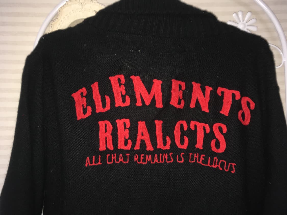 일본빈티지 y2k R.Contents 블랙 가디건 상품이미지3