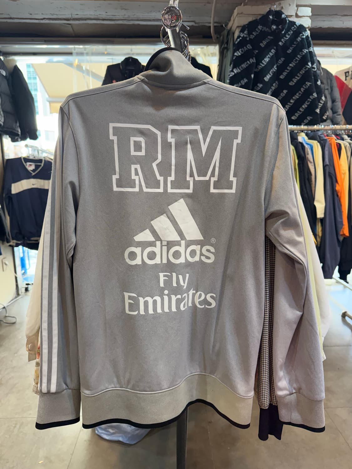 레알 마드리드 rm 져지 트랙탑 그레이 95 상품이미지4