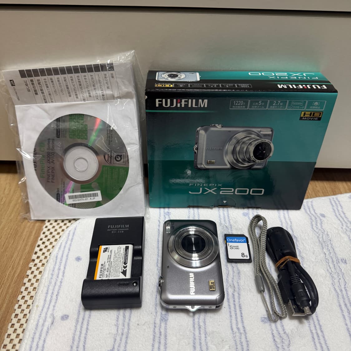 풀박스🩵 작례⭕️ 후지필름 파인픽스 Finepix jx200 실버 상품이미지1
