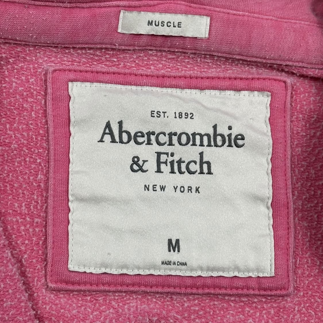 아베크롬비 오리지널 y2k 후드집업 핑크 M 상품이미지5