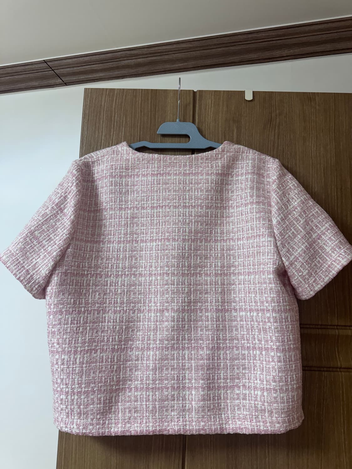 보세 핑크 반팔 트위드 자켓 상품이미지2