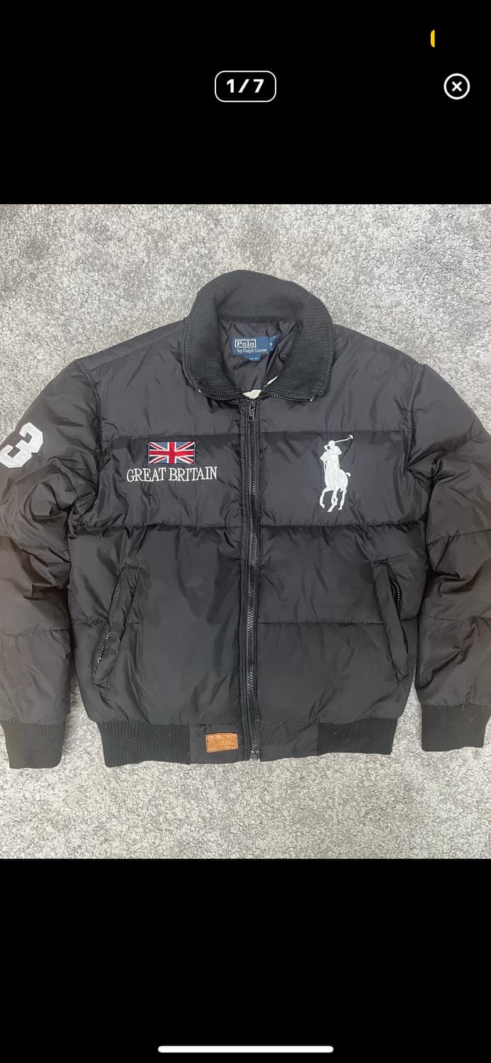 폴로 브리튼 패딩 블랙 m사이즈 상품이미지1