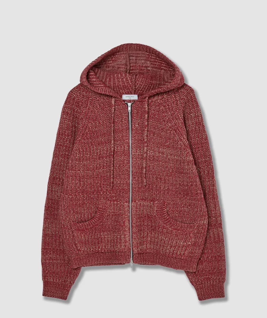 애프터프레이 인타르시아 니트 후드집업 상품이미지1