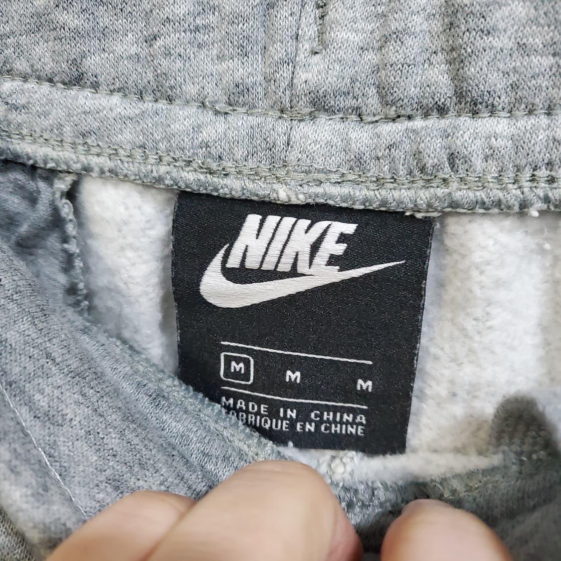 나이키 기모  회색 조거팬 트레이닝복  상품이미지4