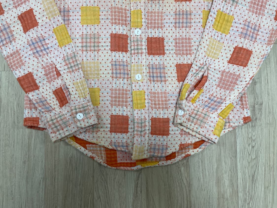 95) 슈가케인 패치워크 마드라스 패턴 워크셔츠(RRL&LVC&폴로) 상품이미지7