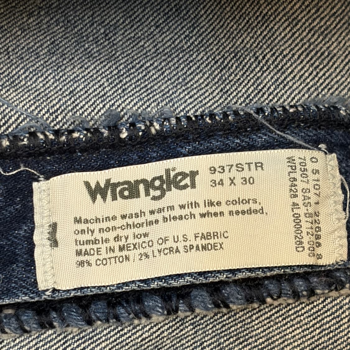 00s 미국 빈티지 랭글러 청바지 데님팬츠 상품이미지4