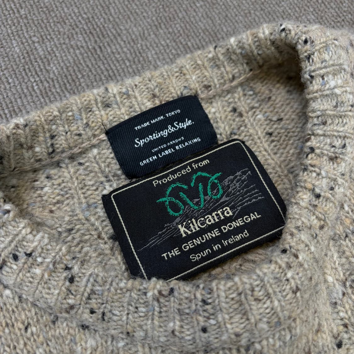 유나이티드 애로우즈  그린라벨 릴렉싱 우먼스 케이블 울니트 상품이미지2