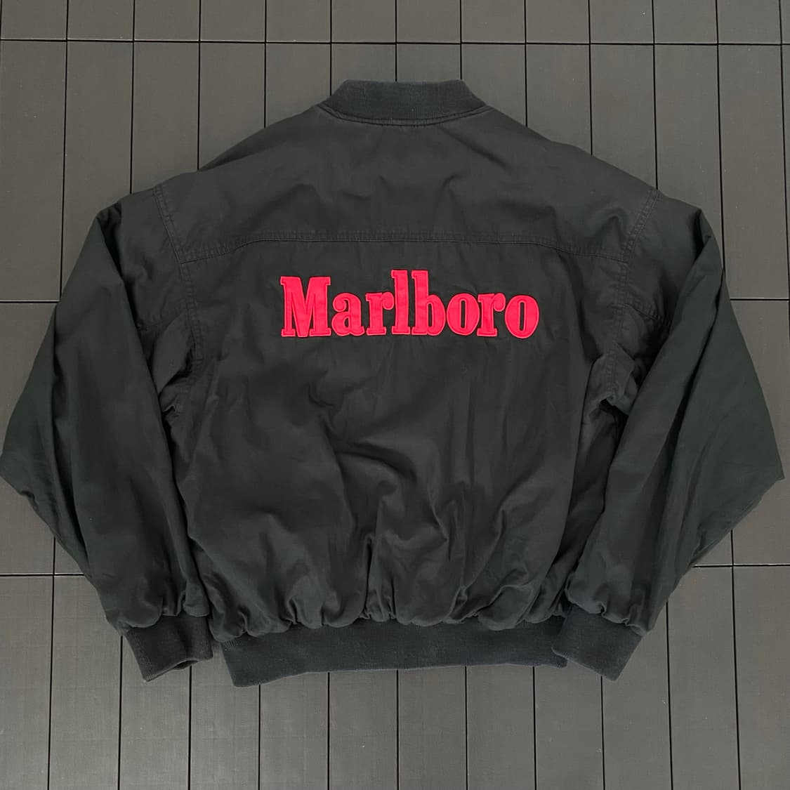 (S) 90s 빈티지 말보로 리버시블 봄버 자켓 상품이미지3