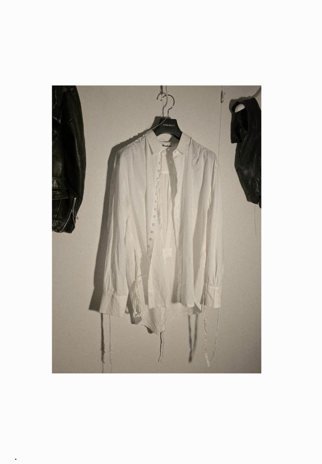 Midorikawa button fringe detail shirt 상품이미지1