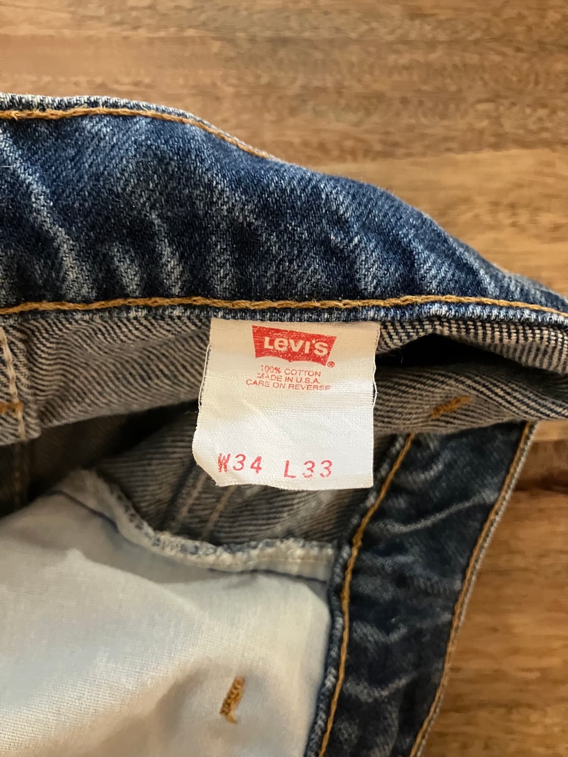 90s USA 빈티지 리바이스 517 부츠컷 데님 팬츠 상품이미지9
