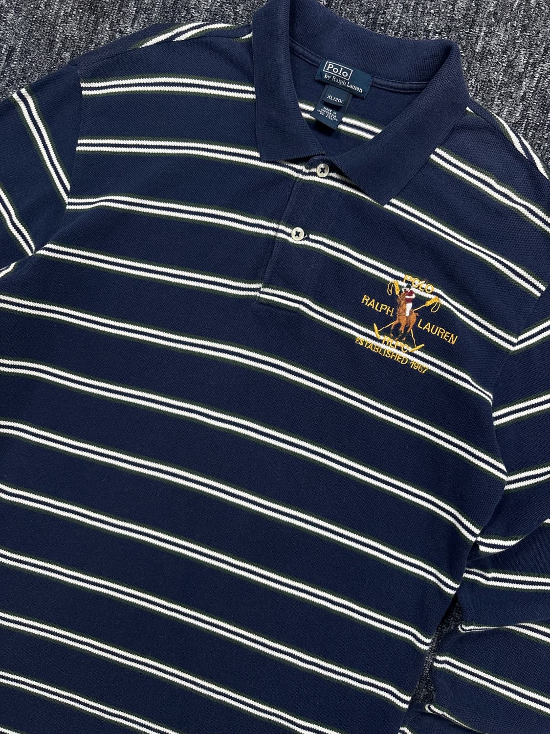 폴로 네이비 스트라이프 럭비티 상품이미지5