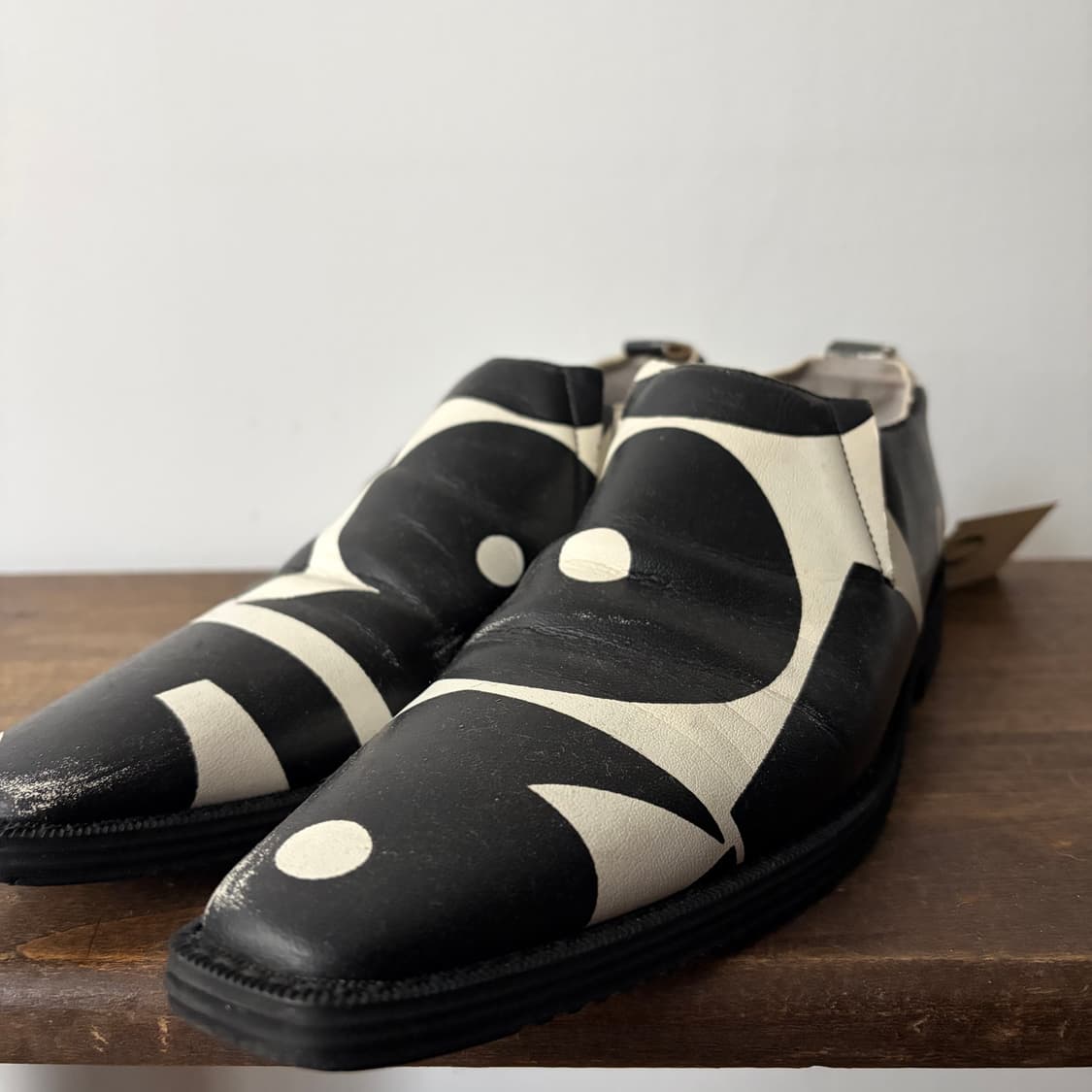 Number Printing Square Toe Shoes 상품이미지5