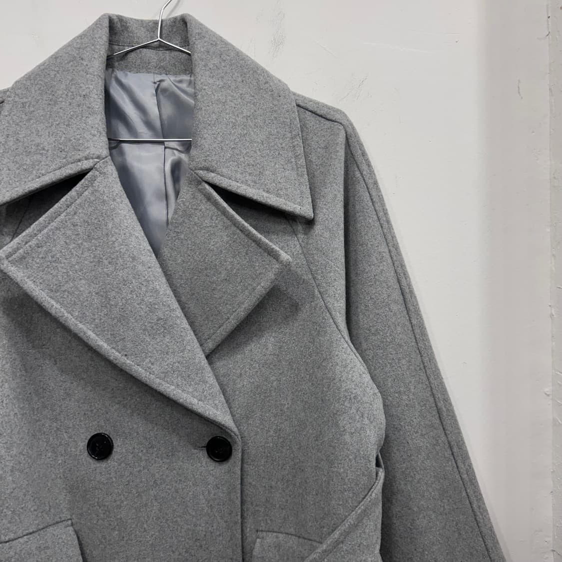 라퍼지스토어 울리치 블랜드 래글런 더블버튼 롱코트 상품이미지1