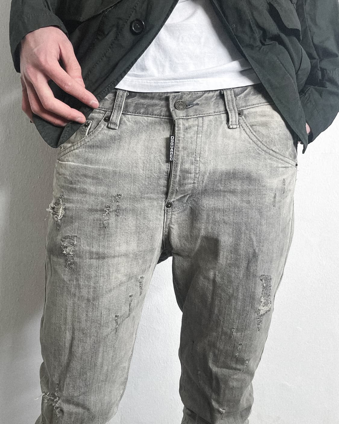 디스퀘어드2 그런지 디스트로이드 워시드 데님 상품이미지4