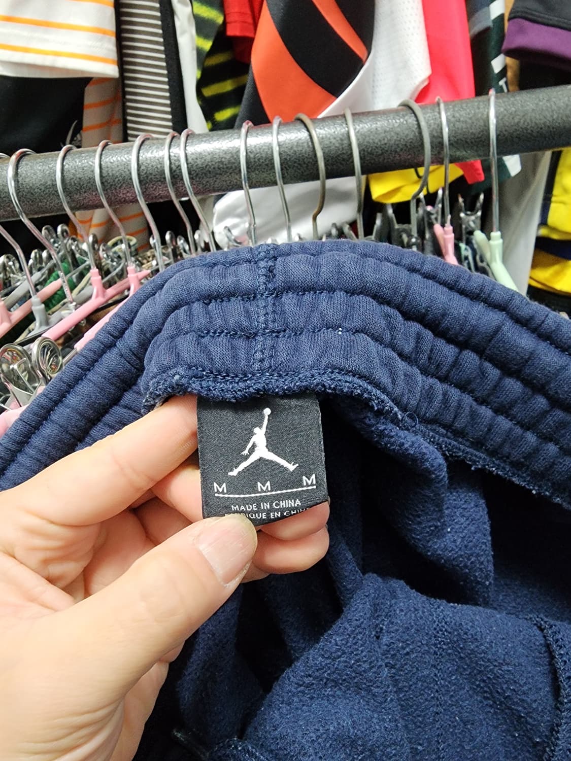 조던 하단로고 트레이닝 스웻팬츠  상품이미지4