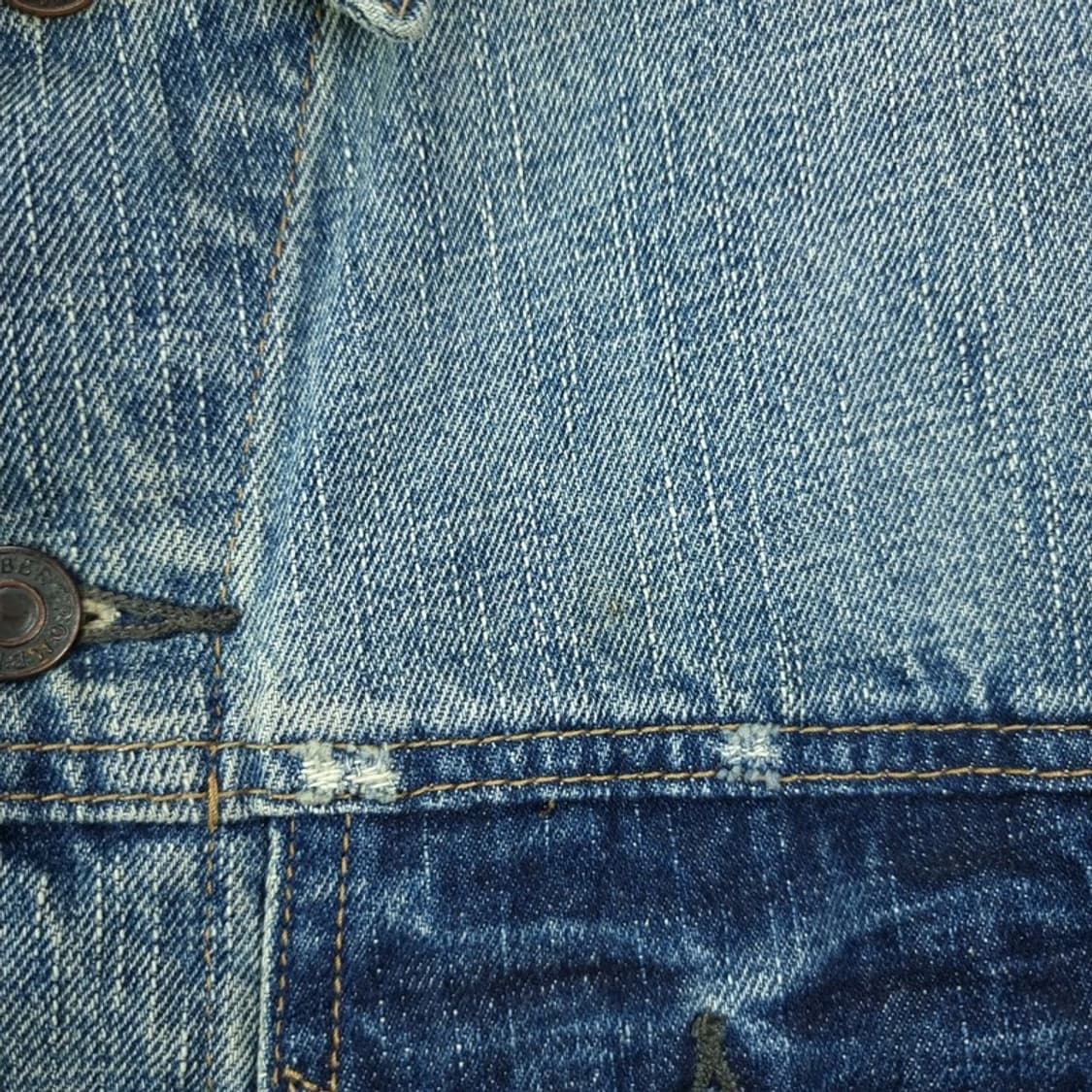 아베크롬비 빈티지 가공 데미지 슬림핏 데님 자켓 M18922 상품이미지9