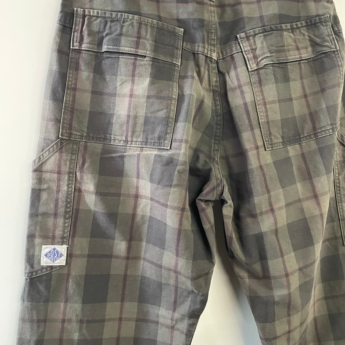 포스트오버롤즈 체크 카펜터팬츠 상품이미지7