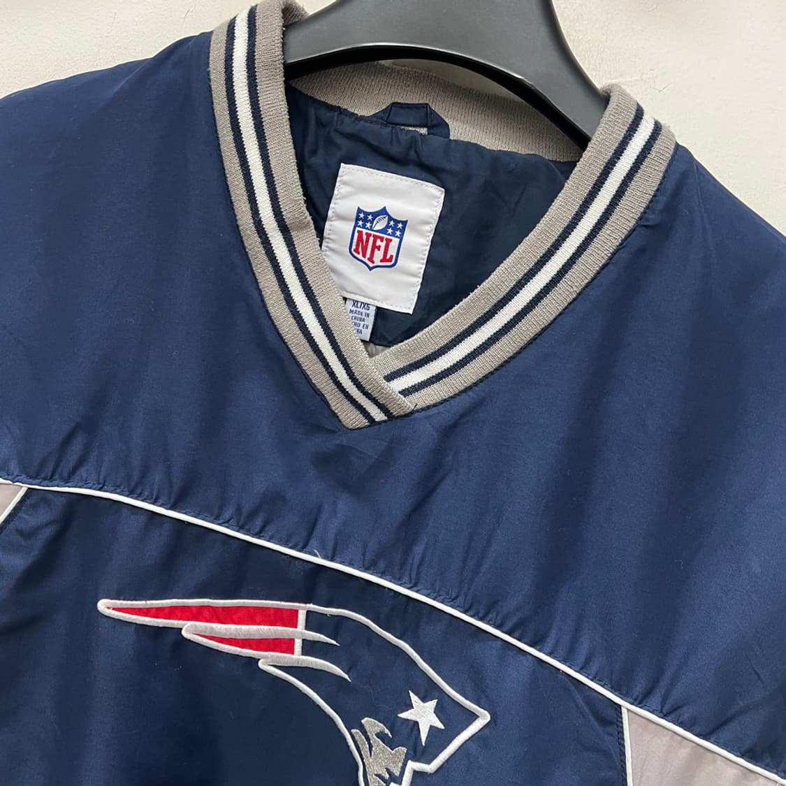 NFL 뉴잉글랜드 패트리어츠 바람막이 웜업 XL 상품이미지4