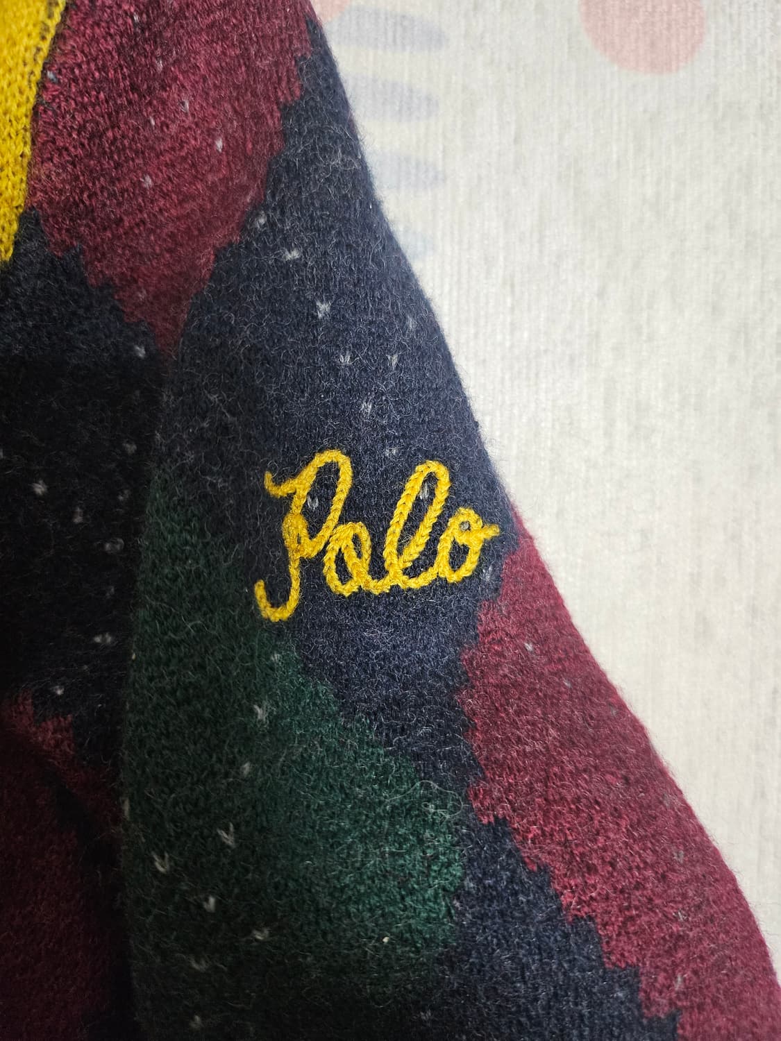 랄프로렌 아가일 패턴 가디건 키즈 상품이미지3