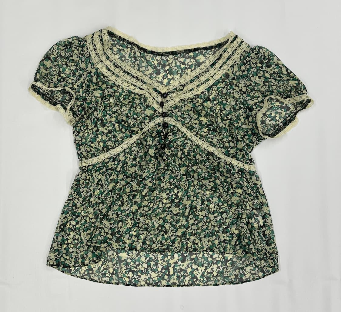 🍃하구미의 포레스트 그런지 코디세트🍃블라우스 히피 에스닉 미디스커트 상품이미지6