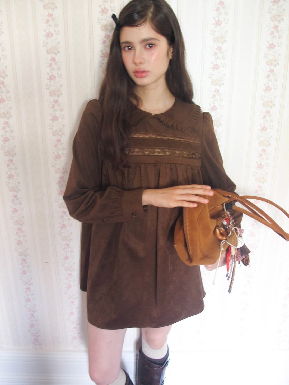 MineBeThyVers 니트 + 원피스 세트 상품이미지2