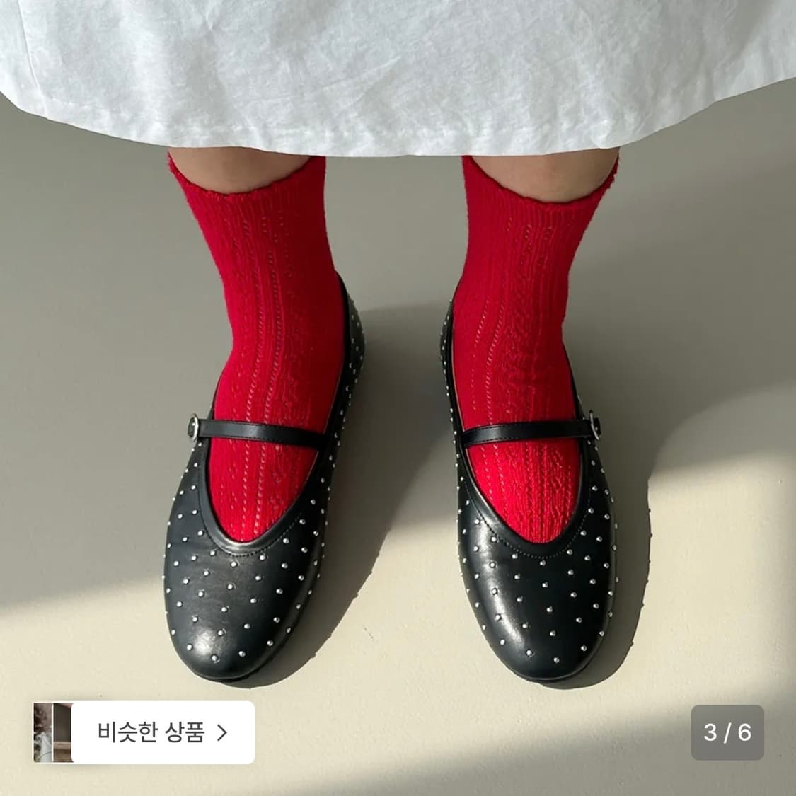 새상품 245 누스 리앙 도트 메리제인 상품이미지2