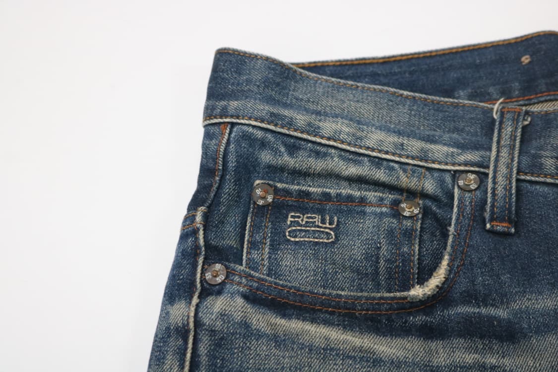 지스타로우 빈티지 3301 슬림 스트레이트 진 (29) 상품이미지4