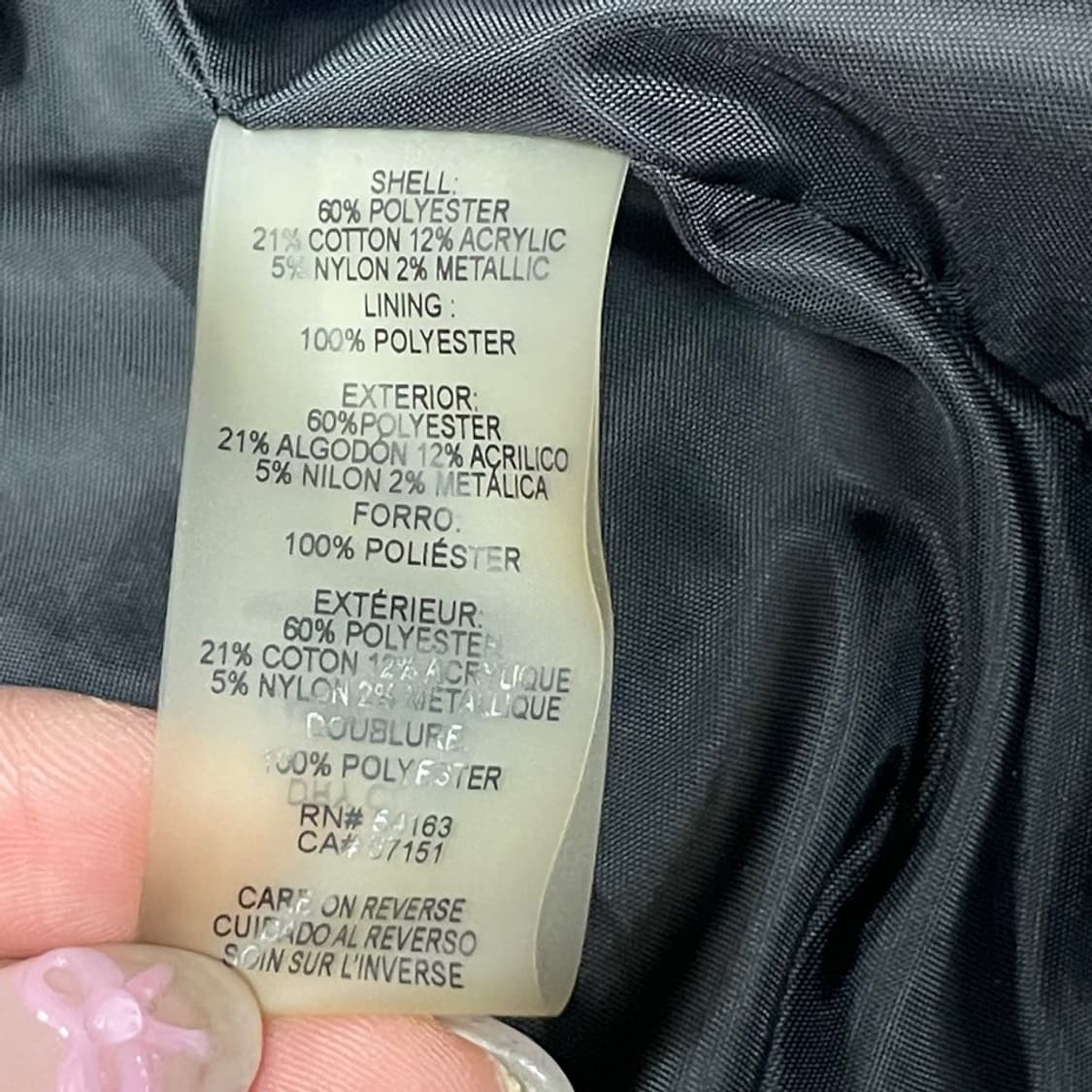 캘빈클라인 트위드 오픈자켓 v0003 상품이미지7