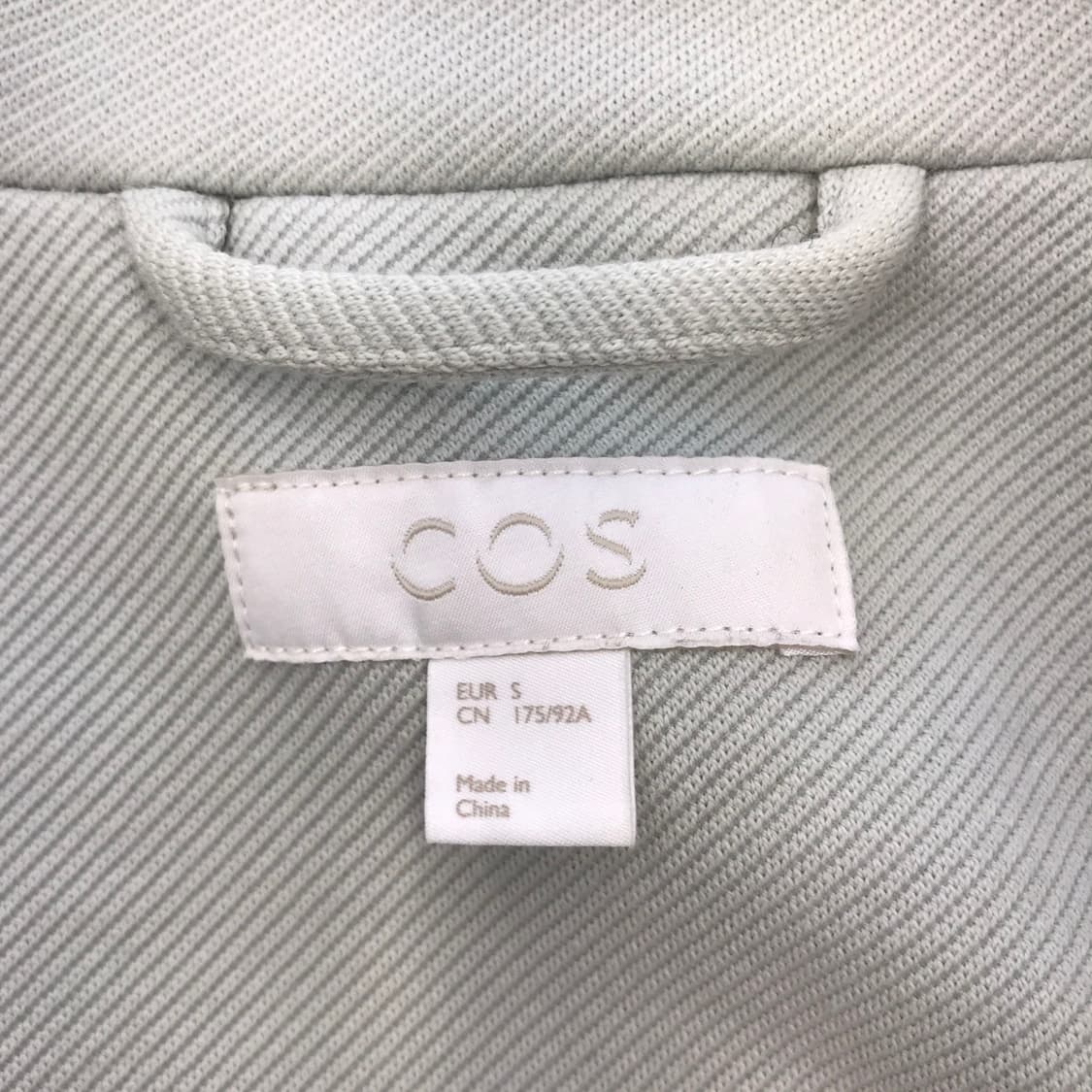 COS 코스 코튼 트윌자켓 라이트 카키[S] 상품이미지5