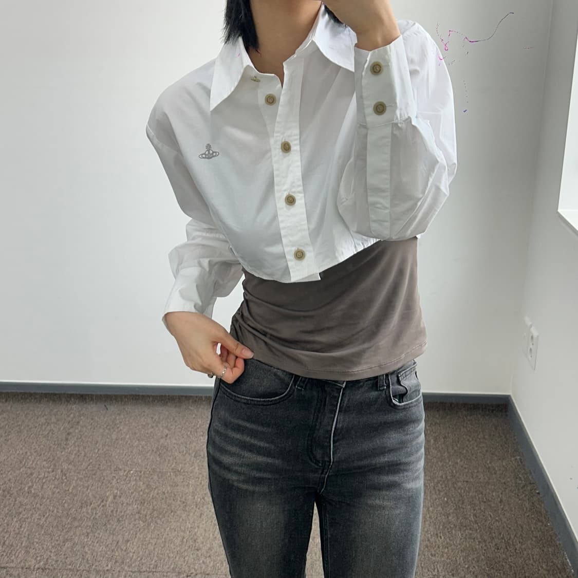 Vivienne Westwood 비비안웨스트우드 orb 셔츠 상품이미지2