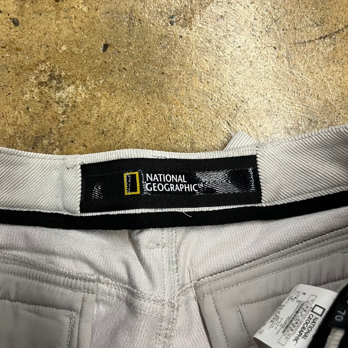 [정품/70] 내셔널지오그래픽 코듀로이 바지 아이보리 b8 상품이미지5