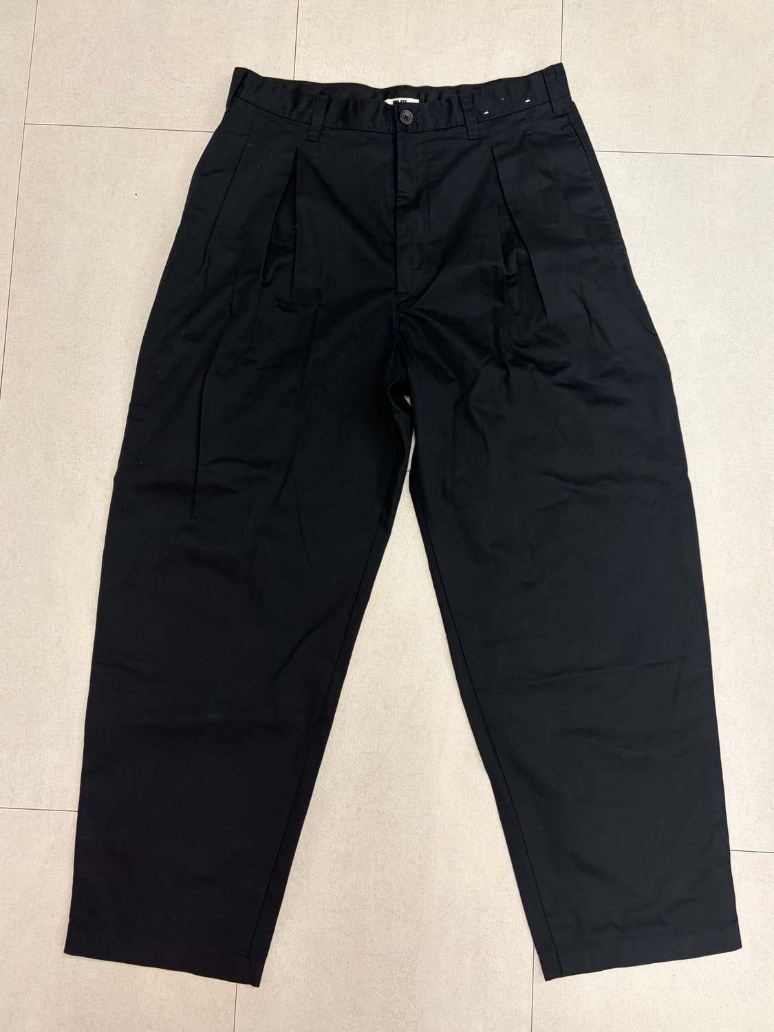 유니클로U 트윌 턱 와이드 팬츠 상품이미지2