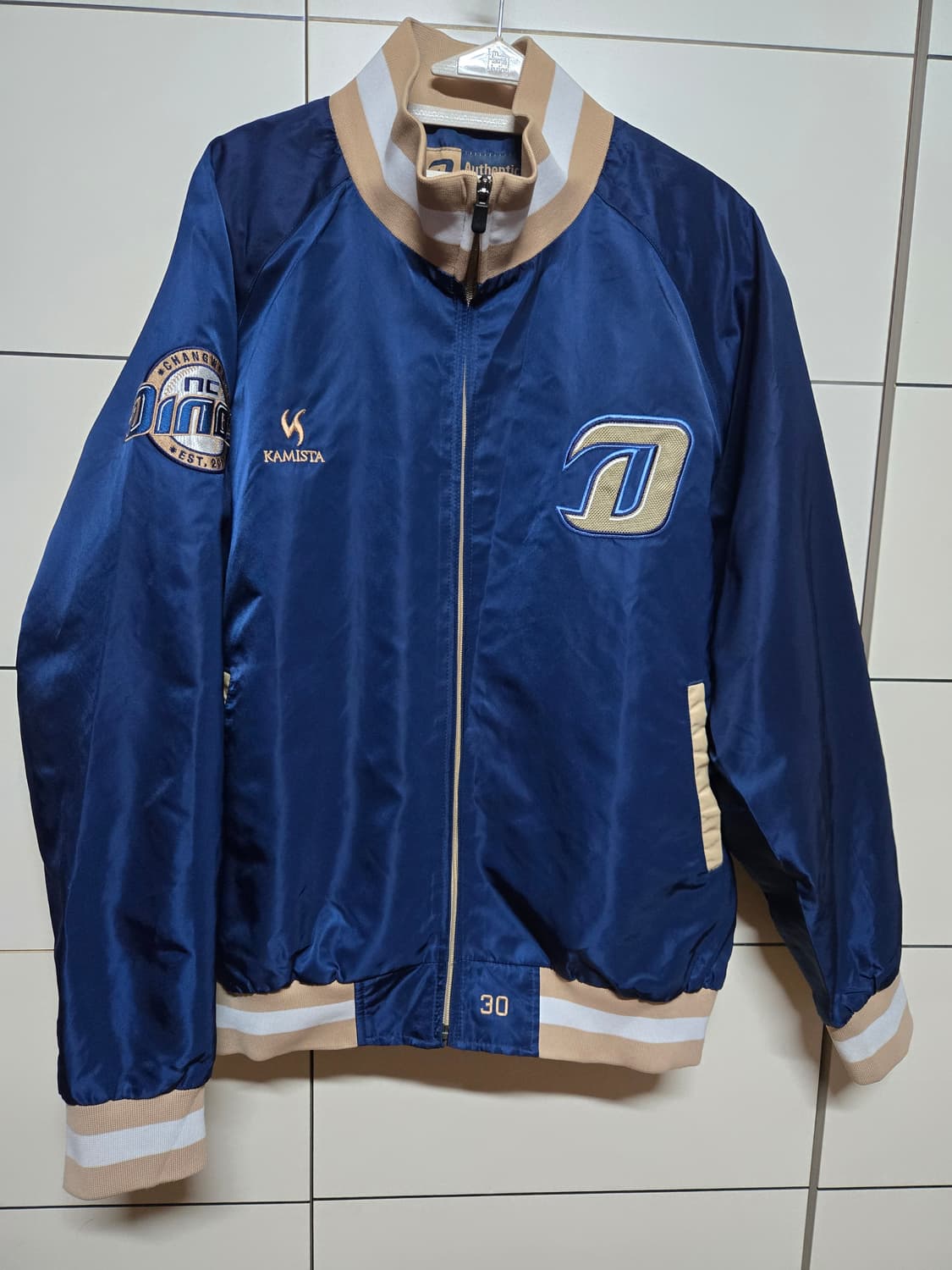 KBO 카미스타 NC 다이노스 춘추 어센틱 점퍼(105사이즈) 상품이미지2