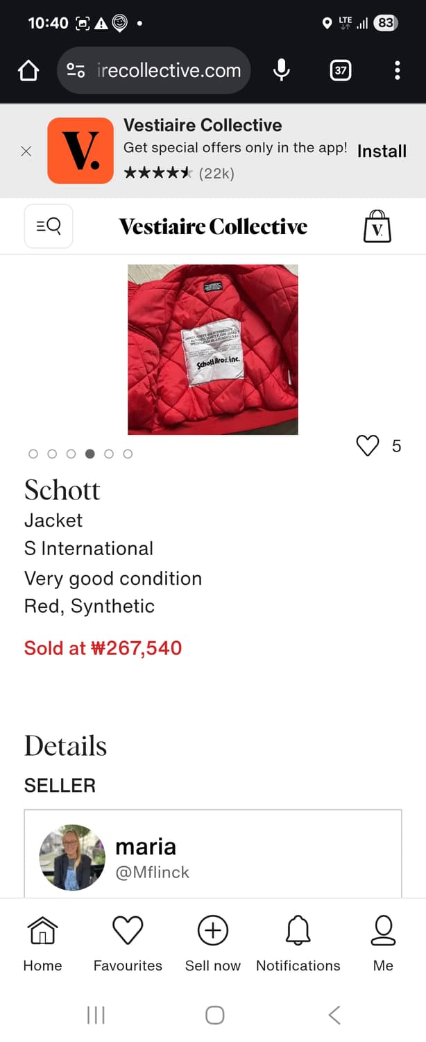 Schott N.Y.C. 플라이트 자켓 95 상품이미지5