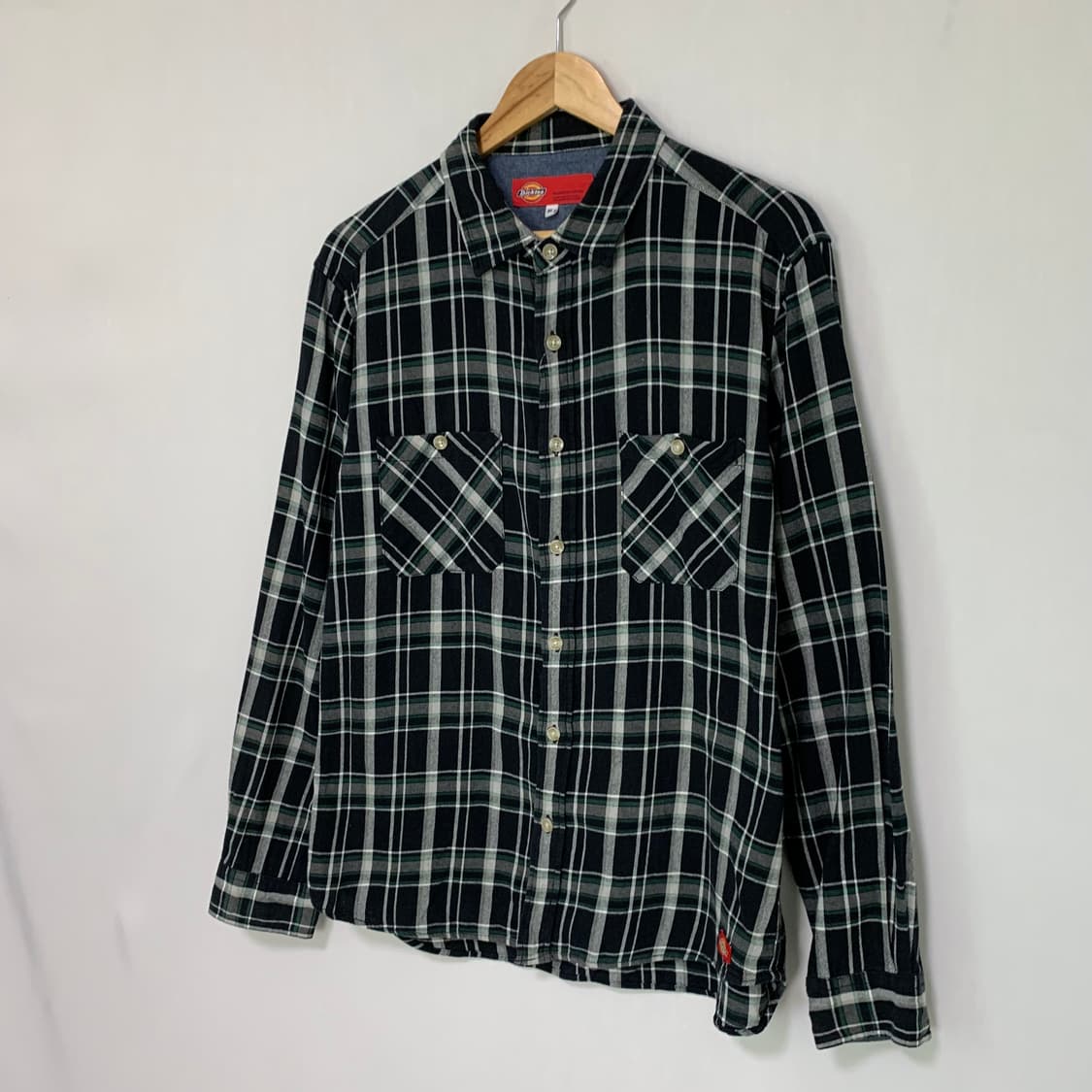 디키즈 체크 셔츠 남방 00s 빈티지 남녀공용 여성 XL 상품이미지3