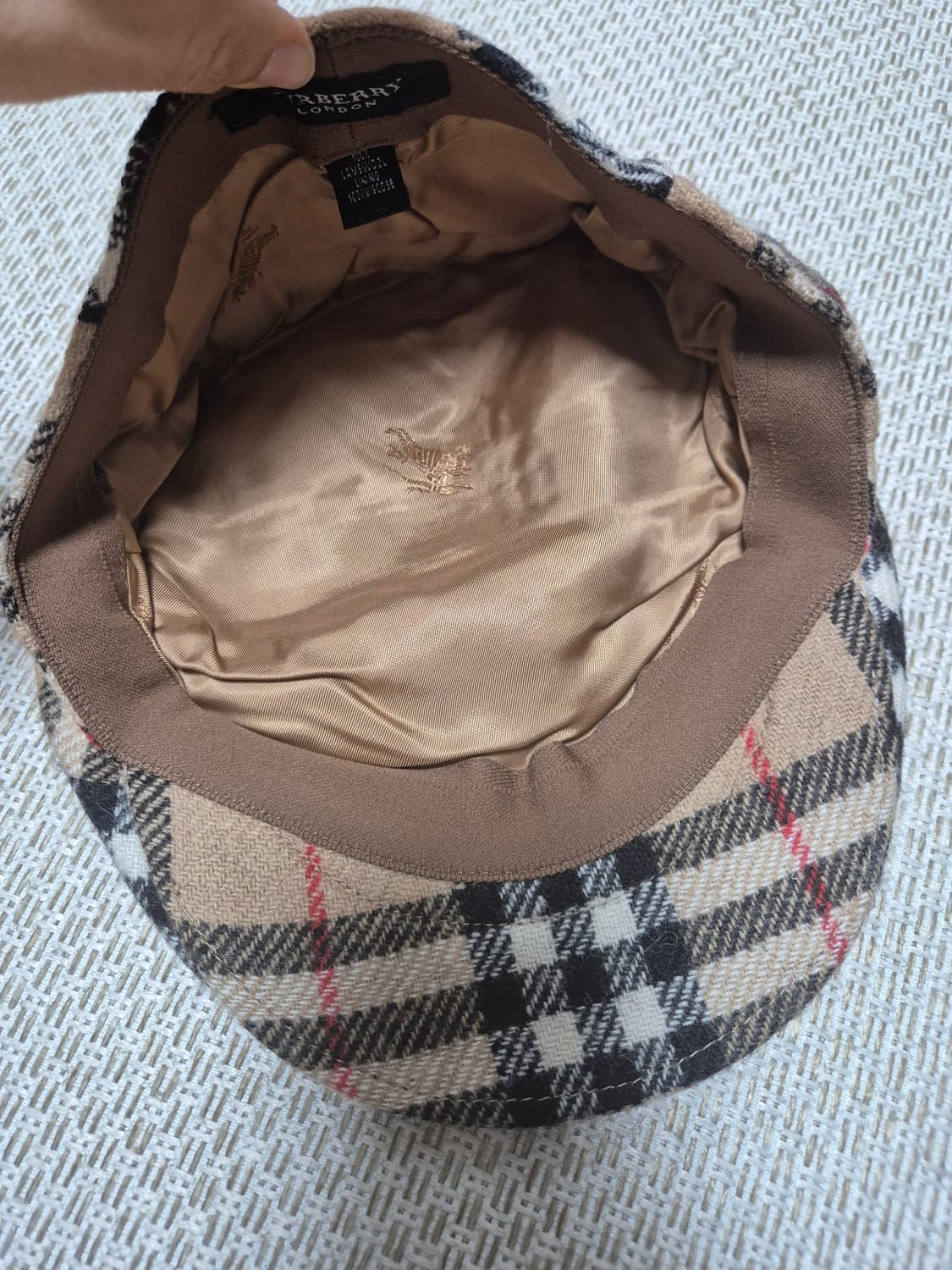 (정품) 버버리 체크   헌팅캡 뉴스보이캡 라지 상품이미지7