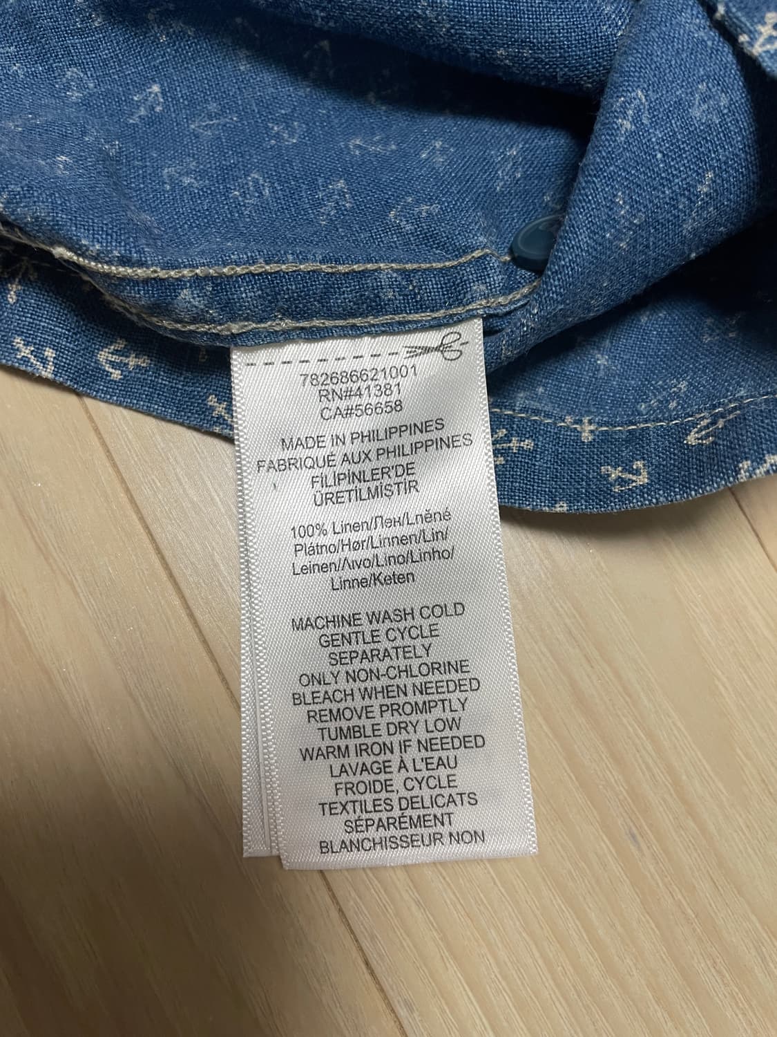 rrl 오픈 카라 린넨 반팔 셔츠 팝니다 상품이미지7