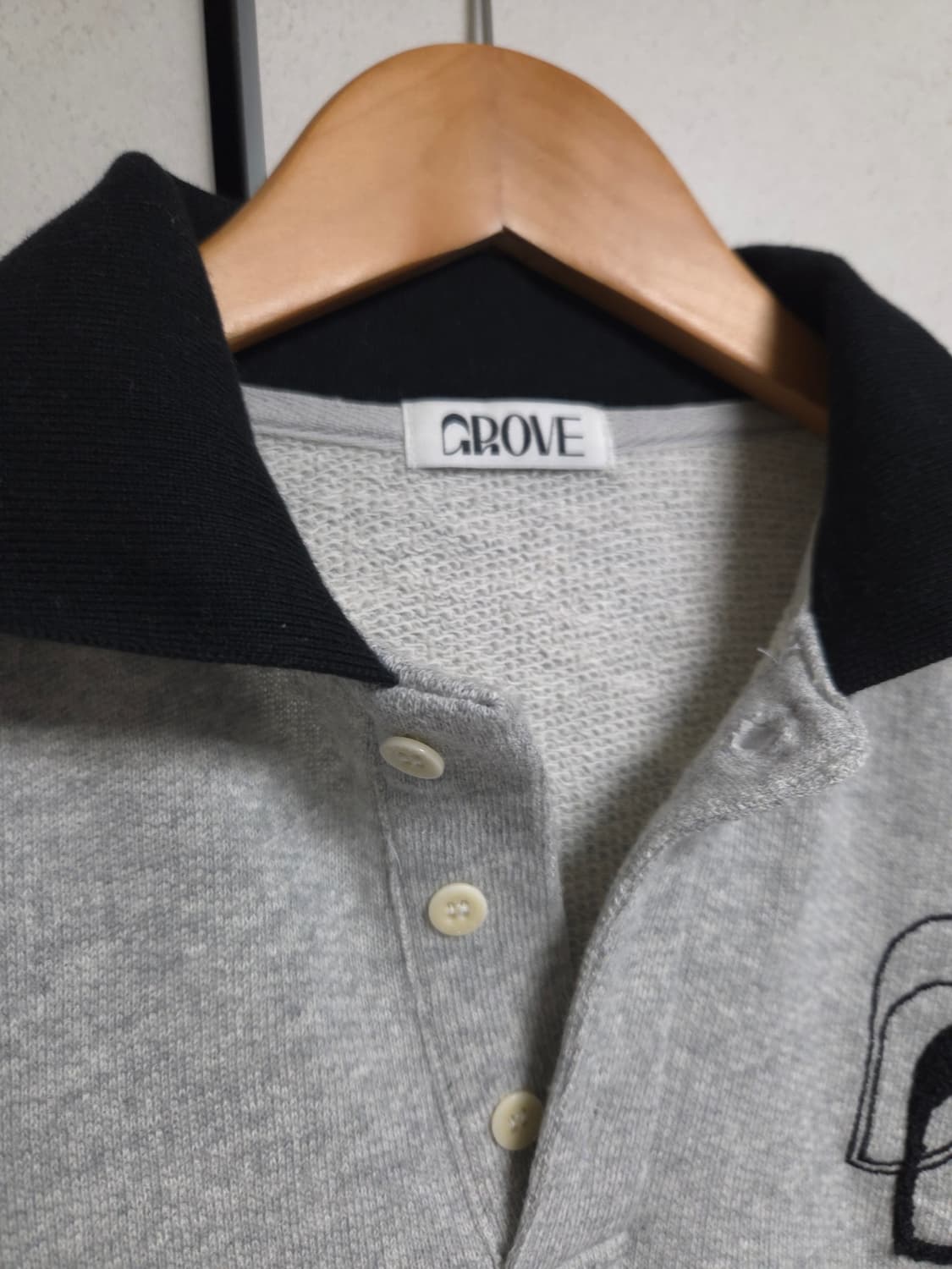 그로브 grove 배색 맨투맨 상품이미지4