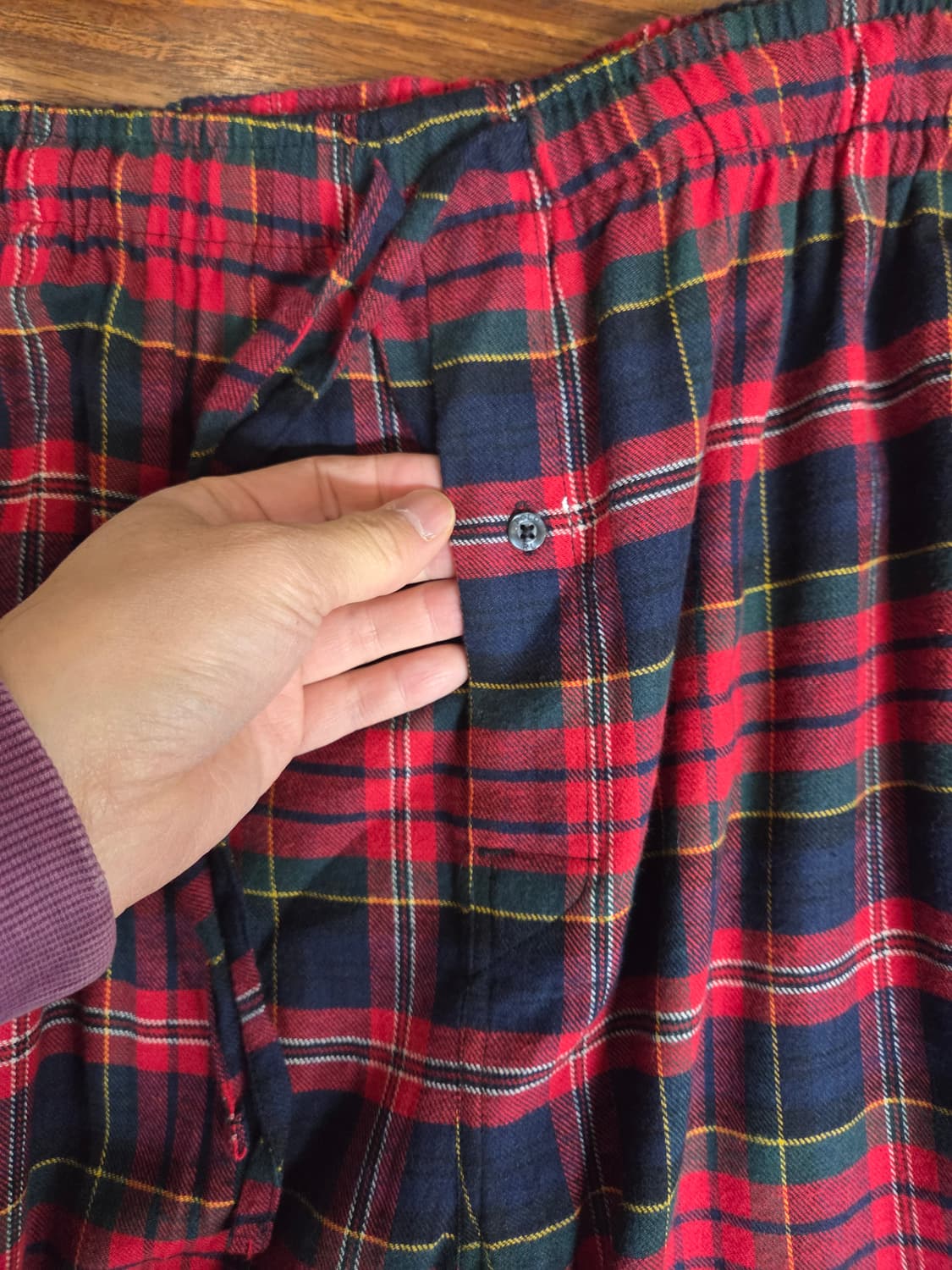 폴로랄프로렌 플란넬 울 체크 파자마 팬츠 xxl 상품이미지4