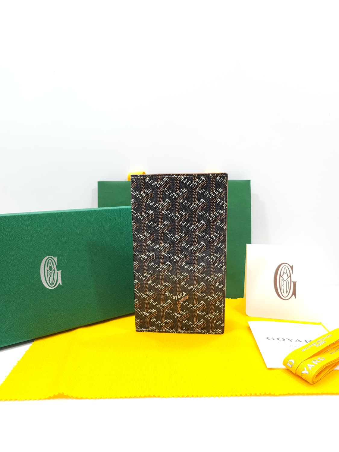 [정품] 고야드 생로슈 장지갑 블랙탄 상품이미지1